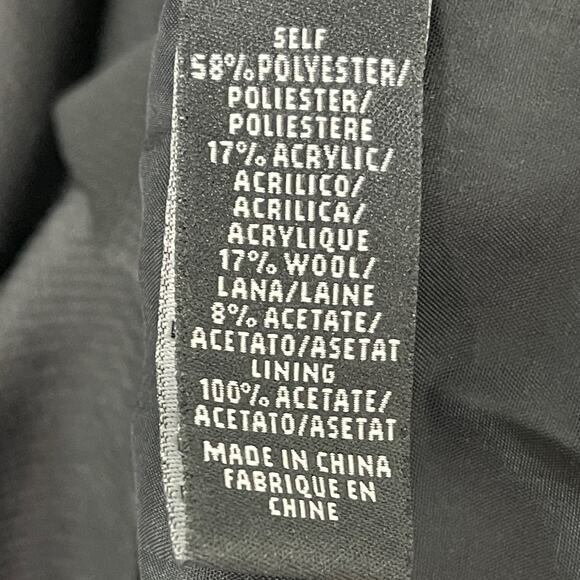 Tibi Open Back Peplum Dress Black 4 - Picture 11 of 14